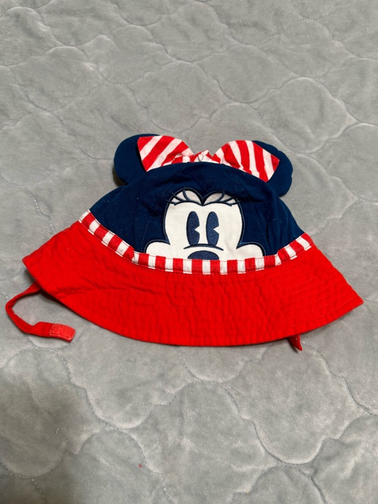 Disney Other - Disney Baby UPF 50+ Sunhat 0 - 6 M Minnie Mouse Summer red blue  swim